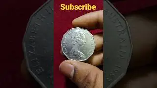 Australia 50 Cents coin 1983 #shorts #currencycollection #asmr #ytshorts #india #australia