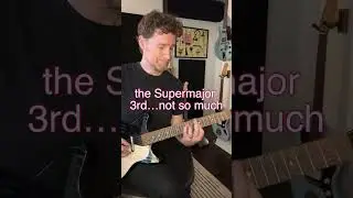 Supermajor Chord! #xenharmonic #microtonal #microtonalguitar #supermajor