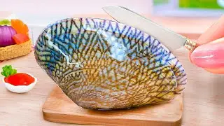 Top Seafood Recipe 🐚 Miniature Thai Clams and Grilled Cheese Clam Recipe Cooking | Mini Yummy