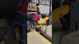 Slitting Machine Cutting Coil Process | Precision Steel Work #shorts #youtubeshorts #viral #trending