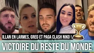 JESSICA, MILLA, NIKOLA, ILLAN, GREG ET PAGA RÉAGISSENT À LA VICTOIRE DU RESTE DU MONDE ! 😱🏆
