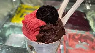 Getting Gelato at Venchi in Florence Italy