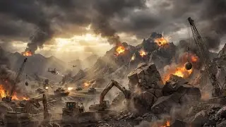 When Machines Meet Mountains | Military Destruction Chaos