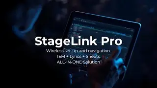 StageLink Pro (Demo) &ndash; Live Reaper Setup for IEM, Lyrics & Sheet Music