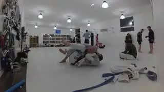 BJJ Rolling - Lasso Guard - Forearm of Justice to Roll Under Sweep - Jim