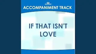 If That Isn't Love (Vocal Demo)