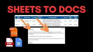 ✉ Send Mail Merge Emails from Google Sheets with Docs and Apps Script