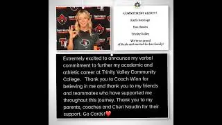 COMMITMENT ALERT!!!   Kayla Santiago   Has chosen   Trinity Valley   We&rsquo;re so proud of Kayla and ex&hellip;