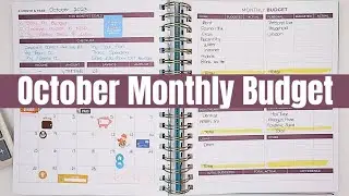 Budget With Me: October 2023 Monthly Budget | LOW Income Real Numbers Budget