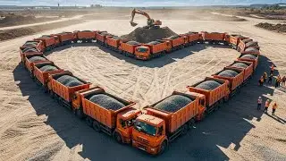 RC Construction Vehicles Compilation | Tractor, Excavator, Dump Truck at Work