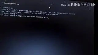 Python pyfiglet module!