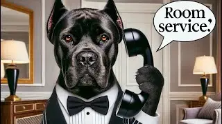Tuxn Dog's Hilarious Room Service Rampage