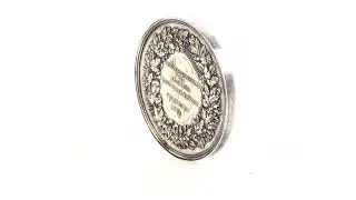 BELÖNINGSMEDALJ, Karl XV, vid allmänna lantbruksmötet, 1868. Vikt ca 91,7g