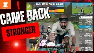 I CAME BACK STRONGER. ZWIFT RACING STAGE 1 MAKURI MAY