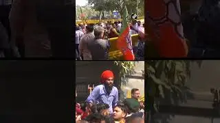 Punjab: Water cannons used on BJP leaders protesting against state govt in Chandigarh