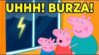 WIELKA BURZA! ⚡ Czy Peppa boi się błyskawicy? - Świnka Peppa Odcinek 32 Sezon 1 Bajka dla Dzieci!