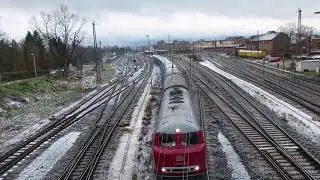 Lollo V160 002 vor Sonderzug in Minden heute gegen 9.30Uhr