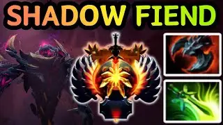 🔥 NEW PATCH 7.40b SHADOW FIEND CARRY FULL SOULS, FULL DAMAGE | DOTA 2 GAMEPLAY 🔥