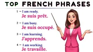 Common FRENCH Phrases for Daily Conversations | Learn French the Easy Way | Apprendre le fran&ccedil;ais