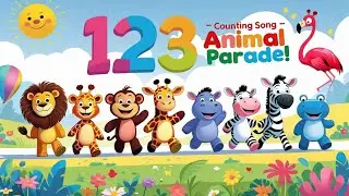 123 Counting Song &ndash; Animal Parade! | Learn Numbers with Cute Animals for Kids