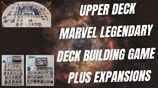 Upper Deck Marvel Legendary Deck Building Game Plus Dark City and Secret Wars V 1 Plus 3 Expansions