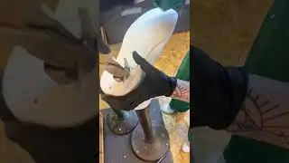 Adding protective soling on a pair of Guidi boots #fyp #viral #youtubeshorts