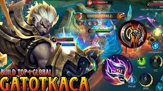GATOTKACA WAR AXE & GLOWING WAND COMBO BEST BUILD 2024 | BUILD TOP 1 GLOBAL GATOTKACA GAMEPLAY~MLBB
