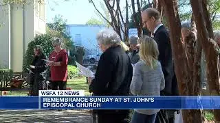 Remembrance Sunday ceremony held at St. John's Episcopal Church