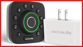 U-Bolt Pro Bluetooth Enabled Fingerprint and Keypad Smart Deadbolt + Bridge WiFi Adaptor
