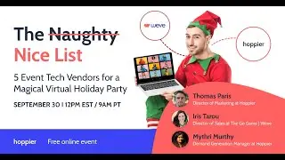 5 Event Tech Vendors for a Magical 2021 Virtual Holiday Party