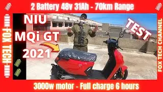 NIU MQI GT ⚡ МОДЕЛЬ 2021 ⚡ КРАСИВЫЙ И КОМФОРТНЫЙ 3000W 70KM 48V