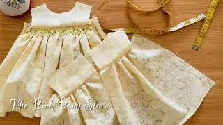 For a little soul full of sunshine! | Hand smocked and embroidered baby dress with bloomer