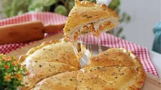 A MELHOR E MAIS FÁCIL RECEITA DE SALGADO QUE VOCÊ JÁ FEZ - TORTA PIZZA DE FRANGO - Dika da Naka