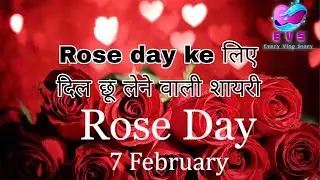 Rose day Shayari Status 2023🌹 । Rose day की शायरी #roseday