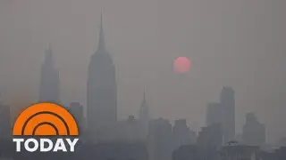 US skies filled with haze from Canada wildfires