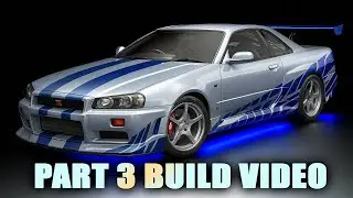 Fanhome Nissan Skyline R34 Build — Stage 6/7/8 ! 💙🔥 | 2 Fast 2 Furious Brian’s R34 Progress 
