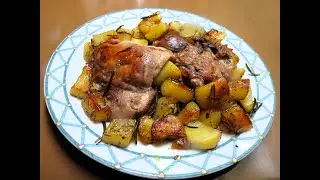 Pollo con Patate in padella alla Roberto