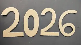 New Year Special Craft/Cardboard Reuse For Home Decoration/DIY Wallmate/Festival Decoration ||