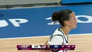 JAZZY DAVIDSON vs ISRAEL 07.15.25 / 24 PTS 8 AST 4 STL