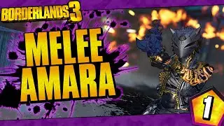 Borderlands 3 | Melee Only Amara Funny Moments And Drops | Day #1