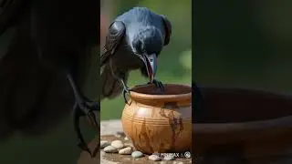 thirsty crow❎ rajiya crow ✅😂😂😂# first video #first video uploaded by me