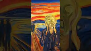 The Scream - Animated! 🎨 #TheScream #AIArt #ArtAnimation #ClassicArt