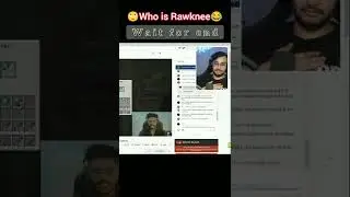 😅Who is Rawknee😂 || Prank Gon Wrong || funny moments #rawknee #minecraft #shorts