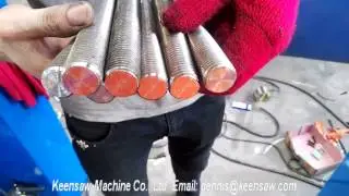 22x200mm thread stud chamfering machine, double end chamfering machine