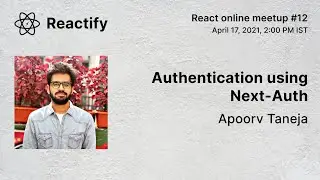 Authentication using Next-Auth by Apoorv Taneja
