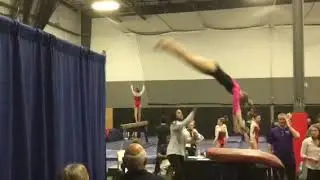 2018 Iowa state championship beam- Isabel Treimer 9.625