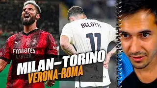 Milan-Torino 4-1 + Verona-Roma 2-1