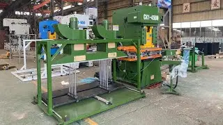 High speed Fin press machine line for #heatexchanger #finpress