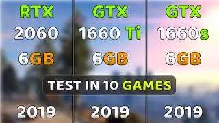 RTX 2060 vs GTX 1660 Ti vs GTX 1660 Super | 2019 GPUs In The Battle🔥