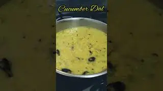 Cucumber 🥒 DAL 💛 #shorts #cookwithease #easycooking